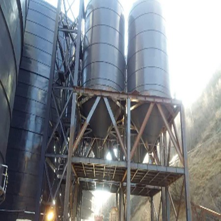 阿拉善矿粉粉煤灰行业钢板仓实例